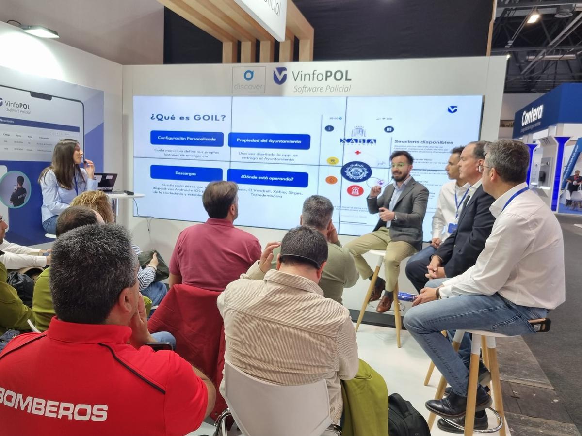 La presentación de la APP de seguridad de Xàbia