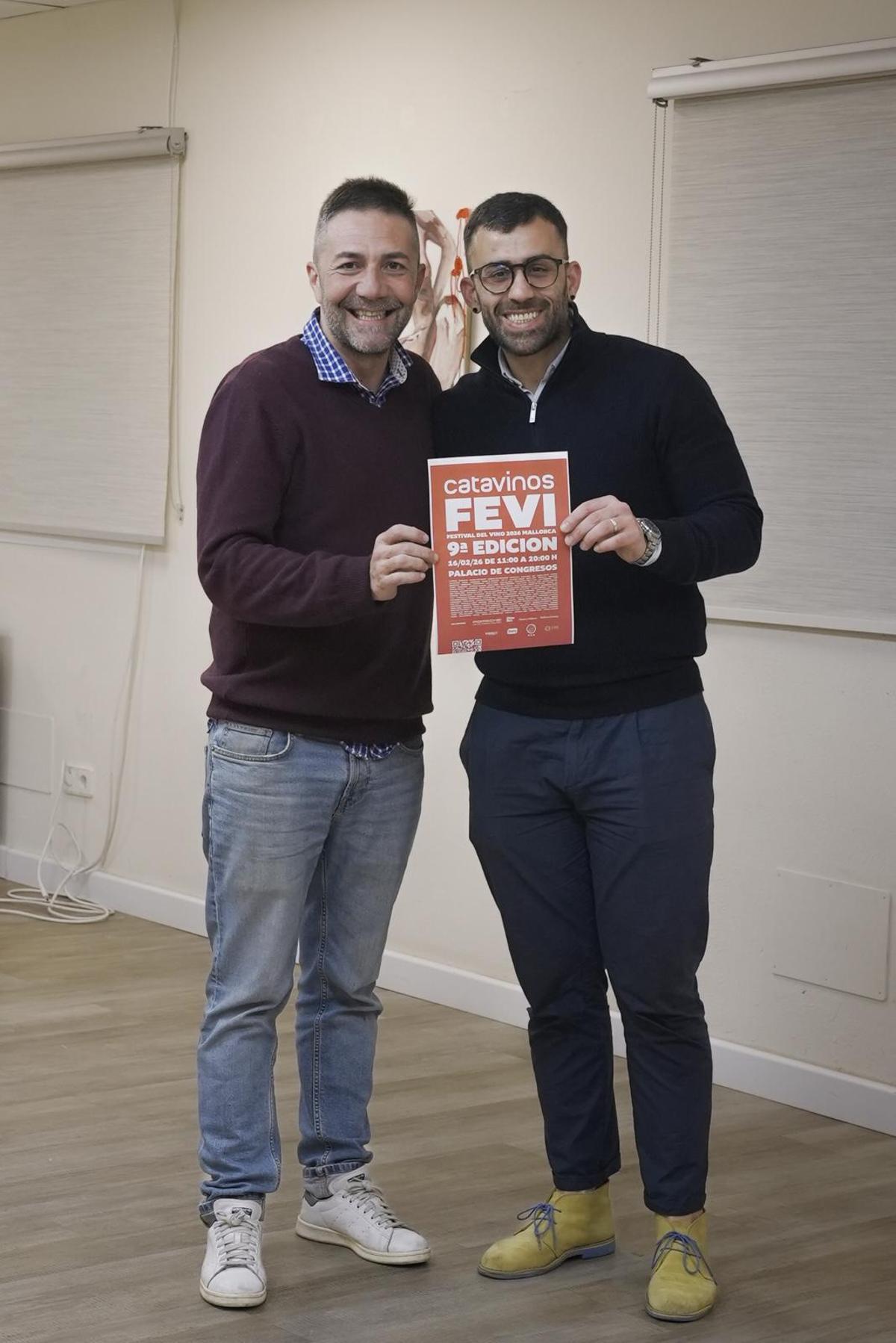 Daniel Arias y Iacopo Indino, organizadores de los concursos de FEVI.