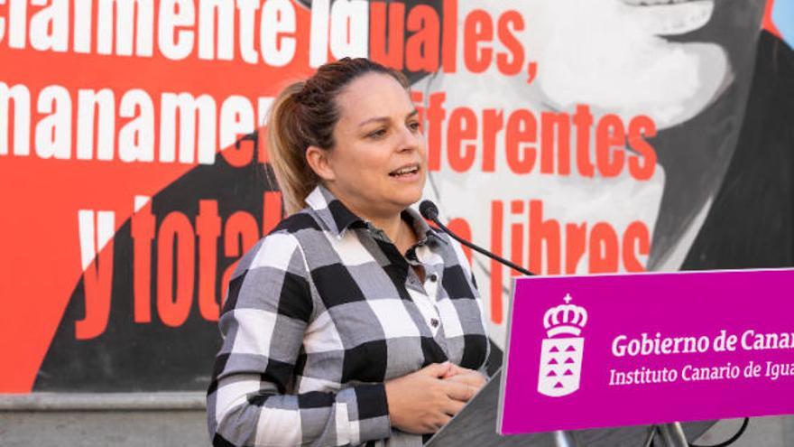 Noemí Santana, secretaria general de Podemos Canarias