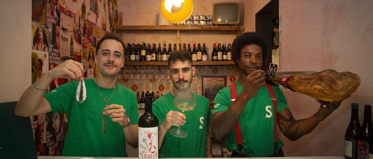 Bodega Solera: Dani Sánchez, Giuseppe La Porta y Jorge da Costa