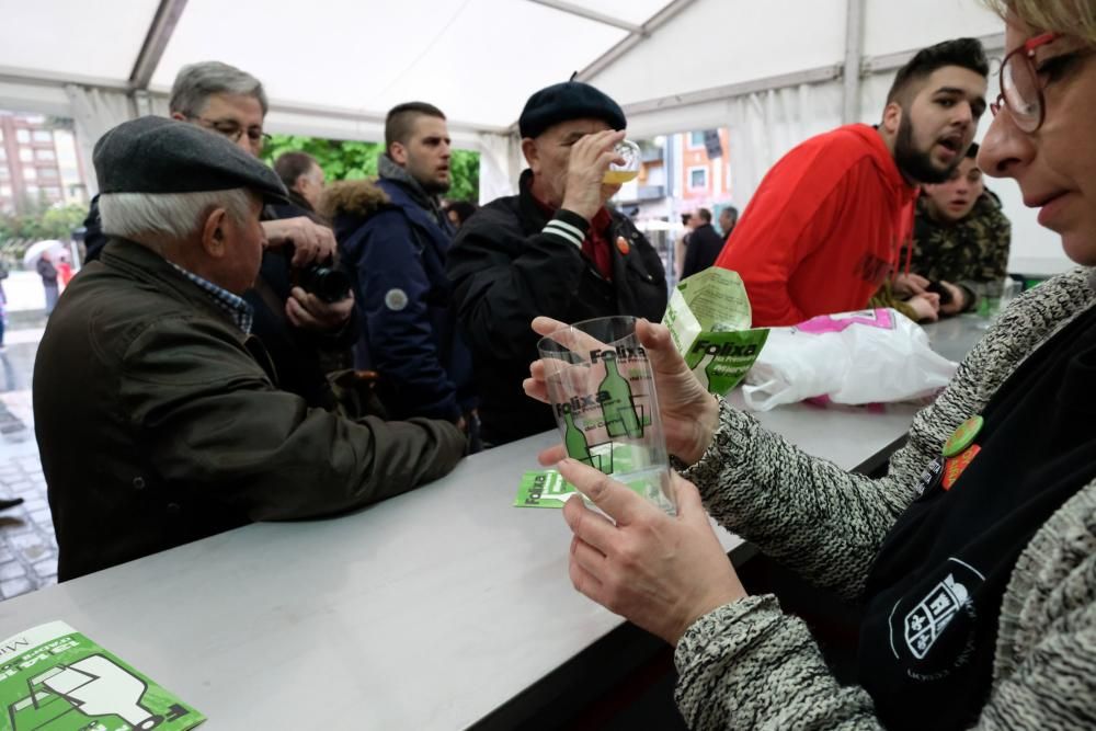 Pregón y apertura de pipas de sidra en La Folixa