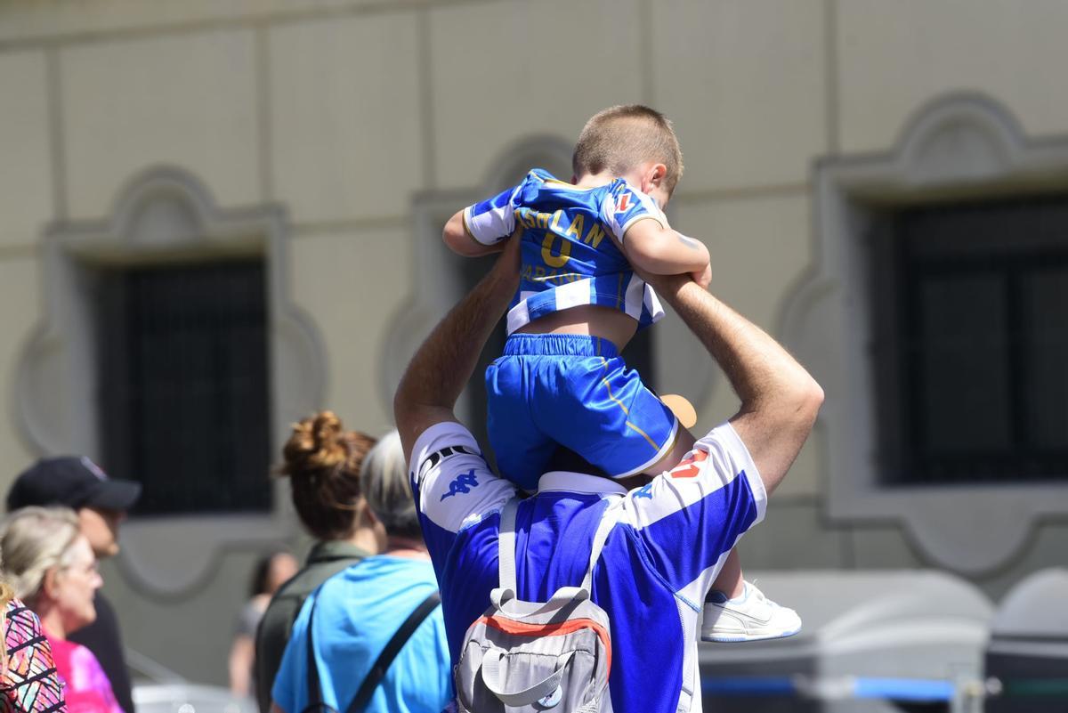 A Coruña respira deportivismo en la previa del Valladolid-Deportivo