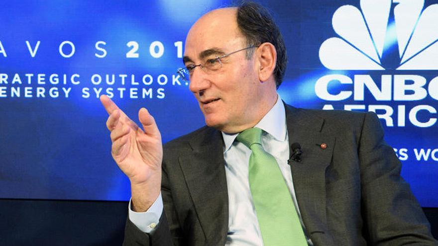 Ignacio Galán, president d&#039;Iberdrola, en Davos 2018. Foto: Iberdrola