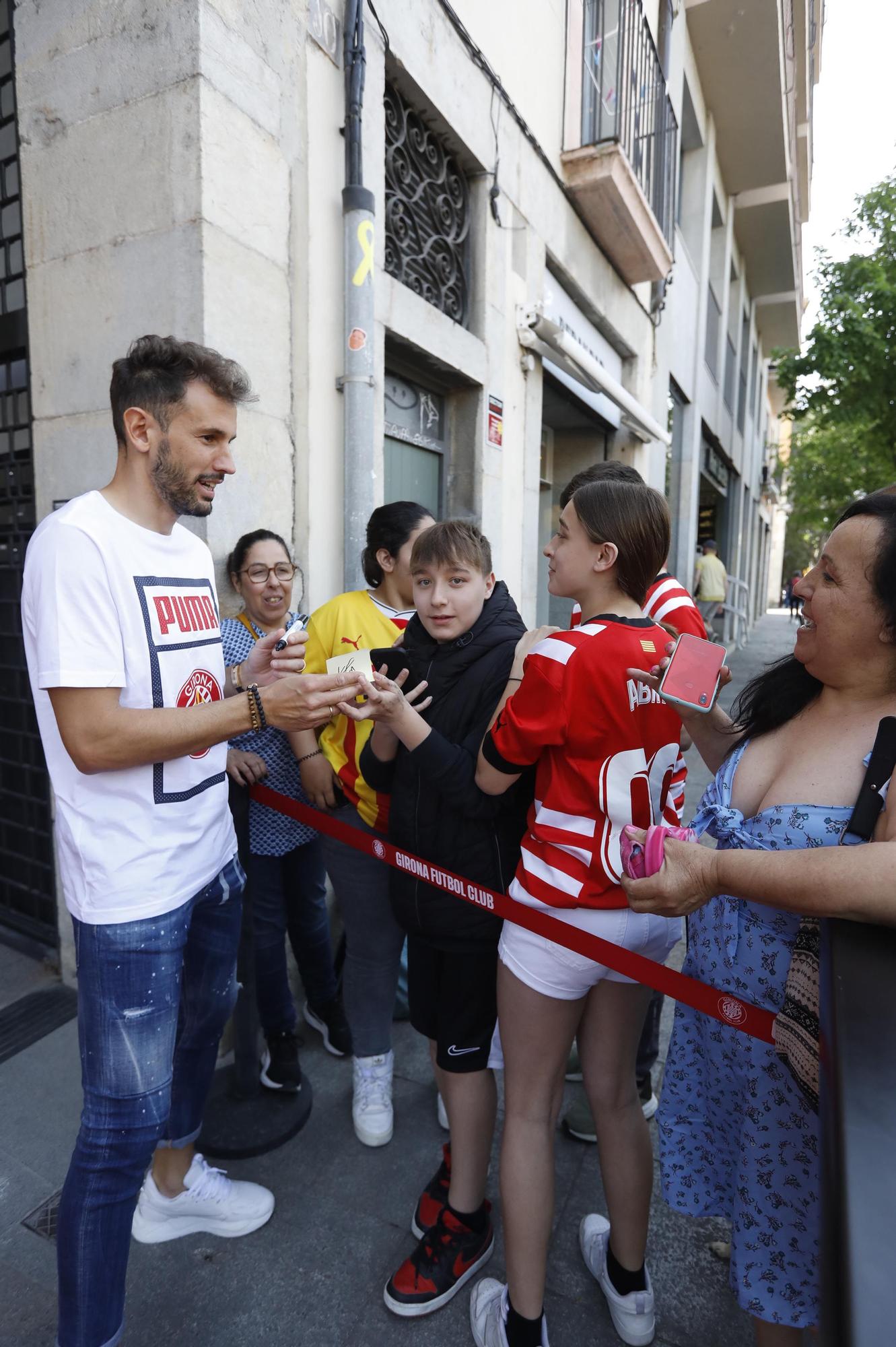 Inauguració de la botiga del Girona FC