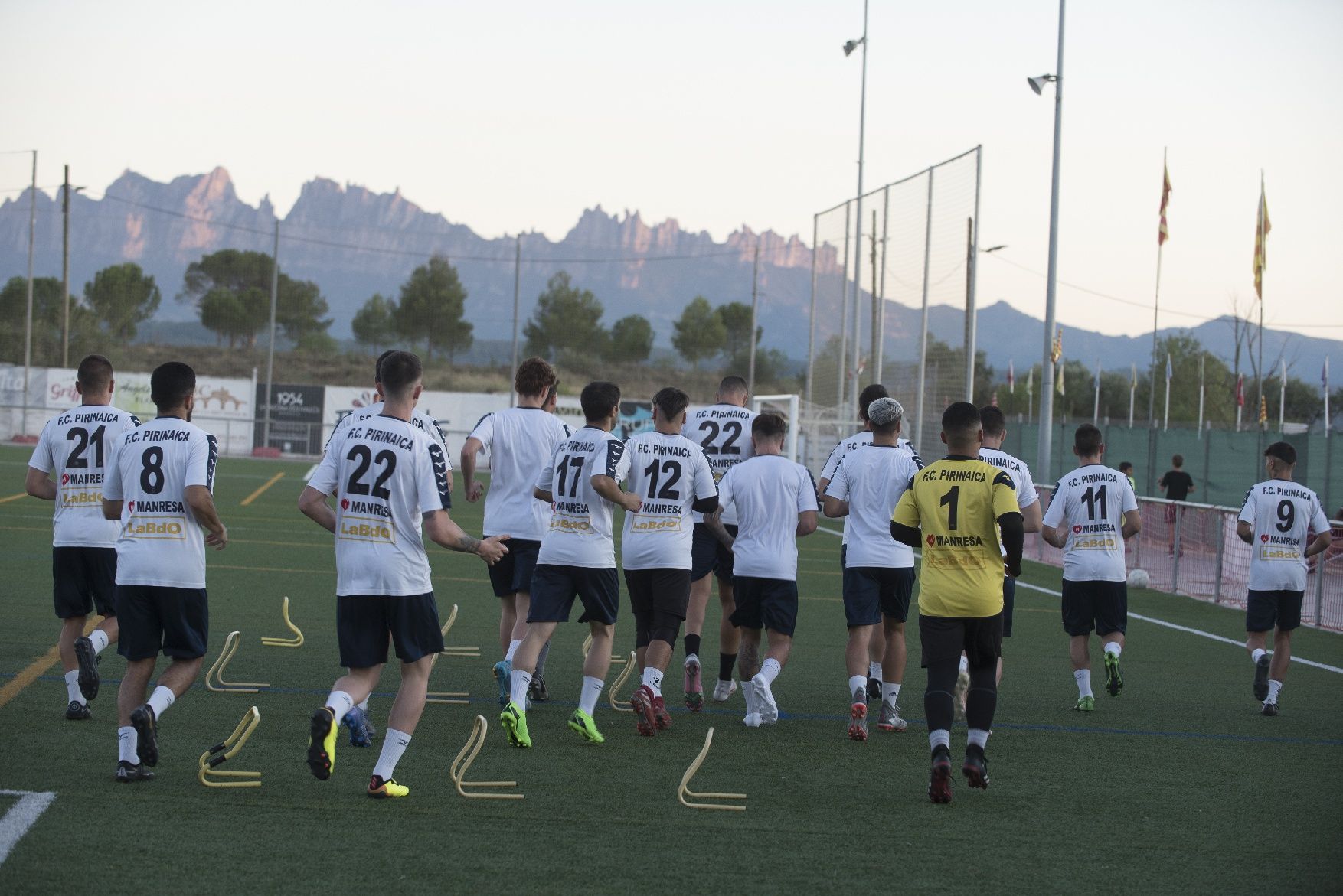 Primer entrenament del FC Pirinaica de pretemporada