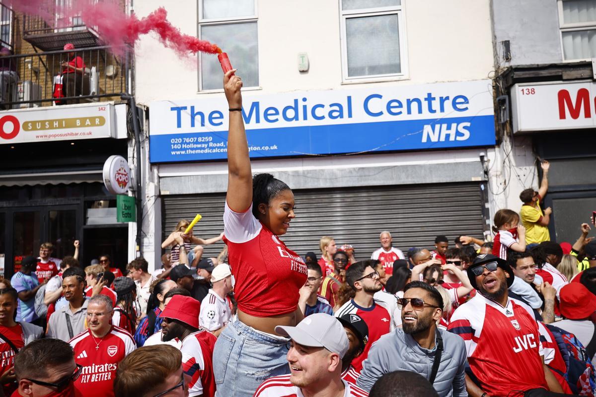 Las mejores imágenes del desfile del Arsenal por la Premier League Las mejores imágenes del desfile del Arsenal por la Premier League