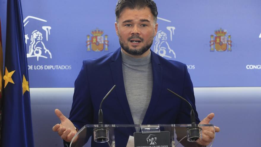 Rufián sobre la reforma del delito de malversación: "Se trata de que no se utilice el Código Penal como castigo ideológico"