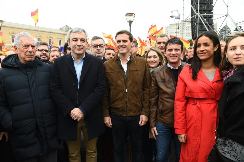 Las imágenes de la concentración en Madrid.