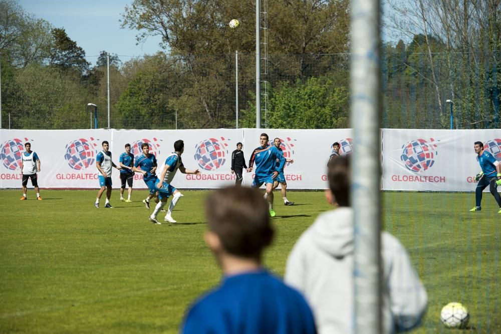 Entrenamiento del Real Oviedo