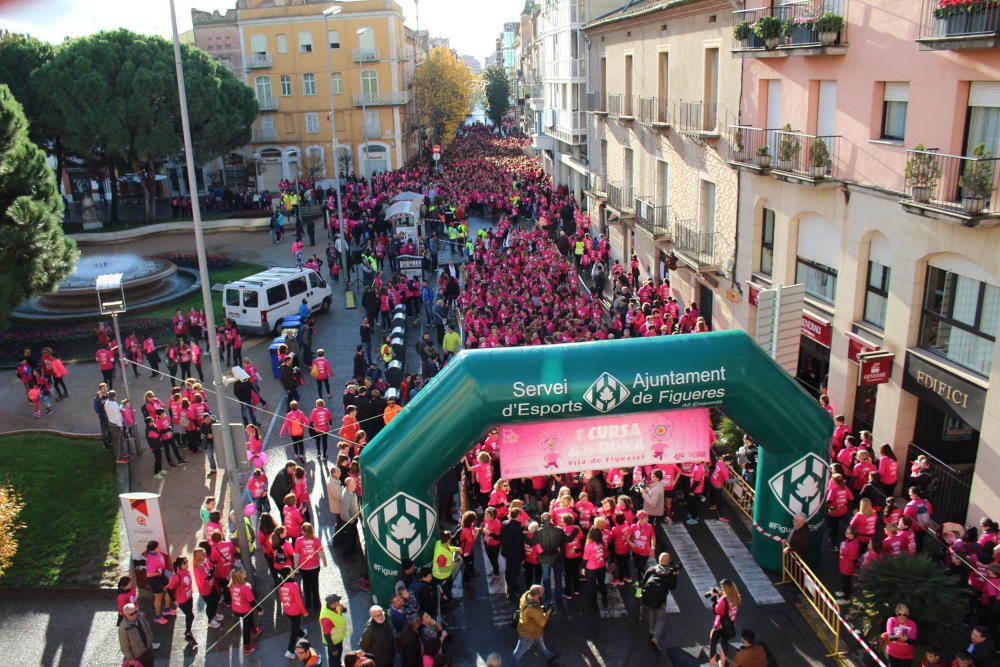 Sortida de la 1a Cursa de la Dona de Figueres