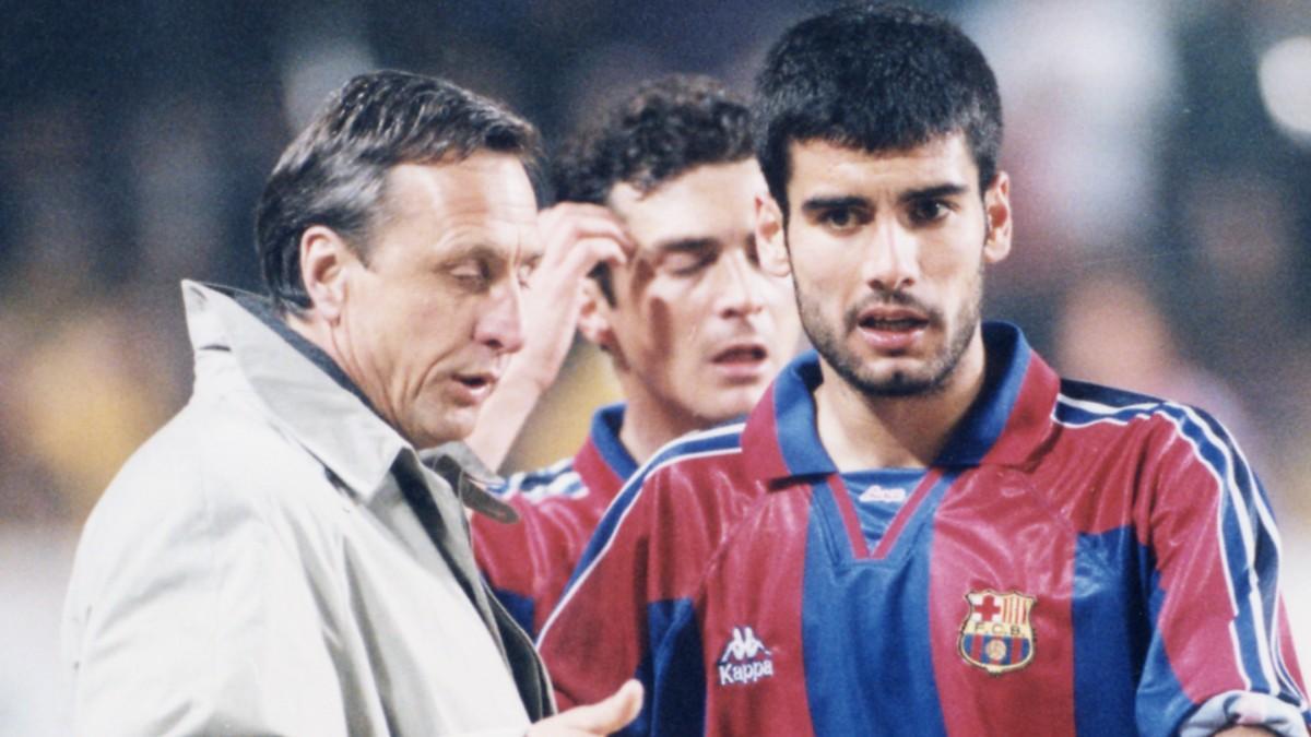 Johan Cruyff apostó por Guardiola y Amor