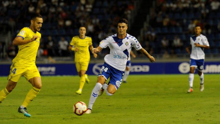 José Naranjo, en el Tenerife-Cádiz de la recién finalizada temporada.