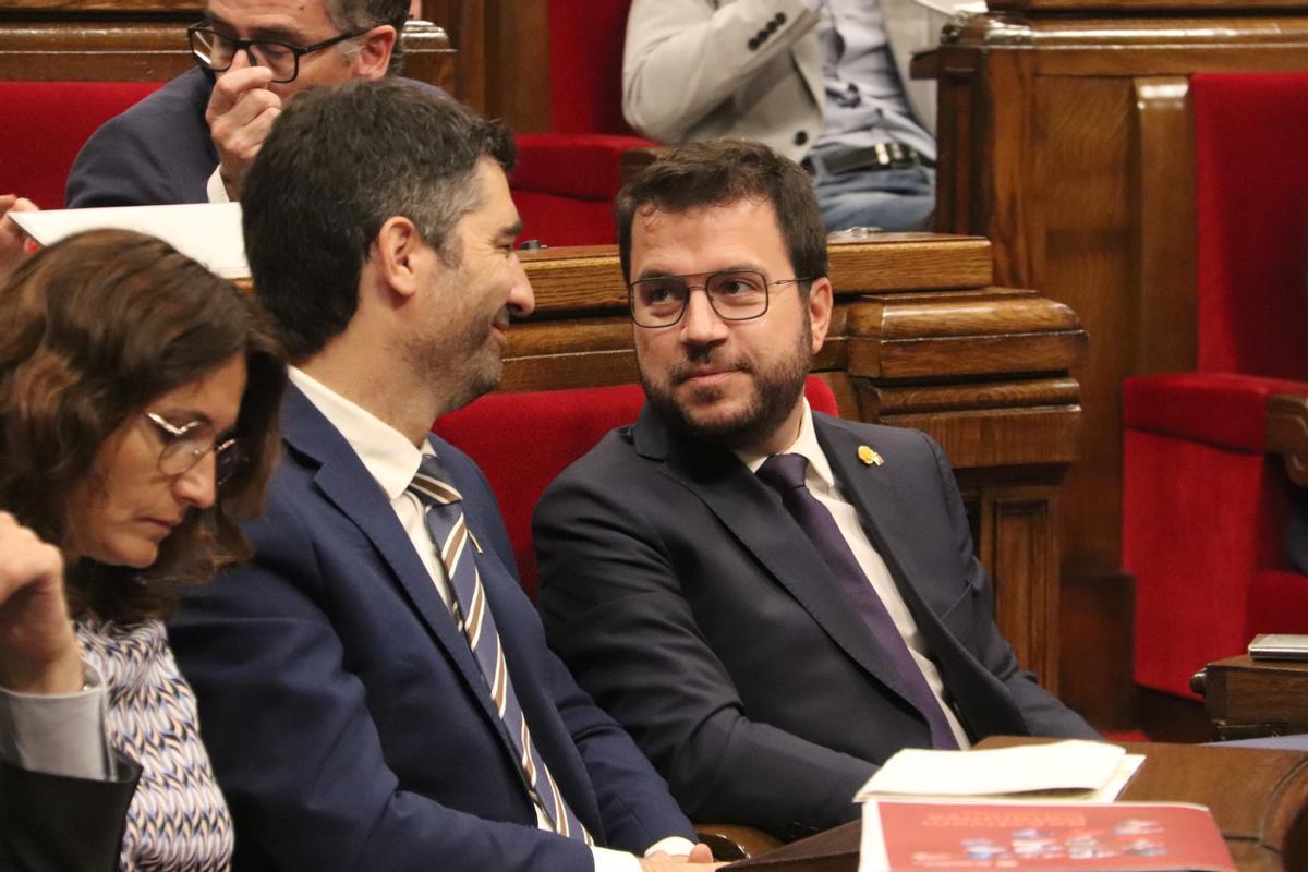 Aragonès descarta eliminar impostos en els Pressupostos del 2023 malgrat Junts