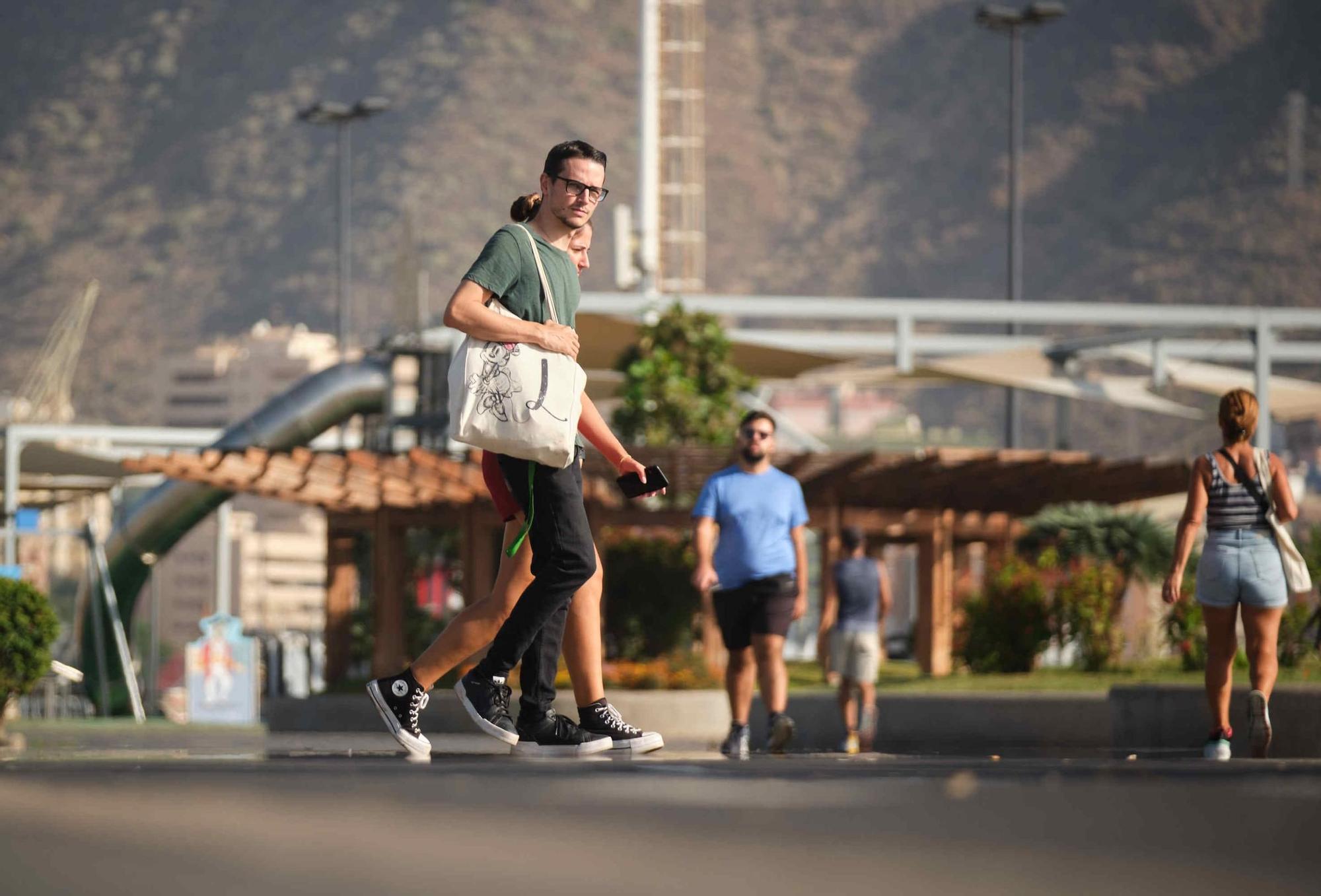 Jornada de calor y calima en Tenerife