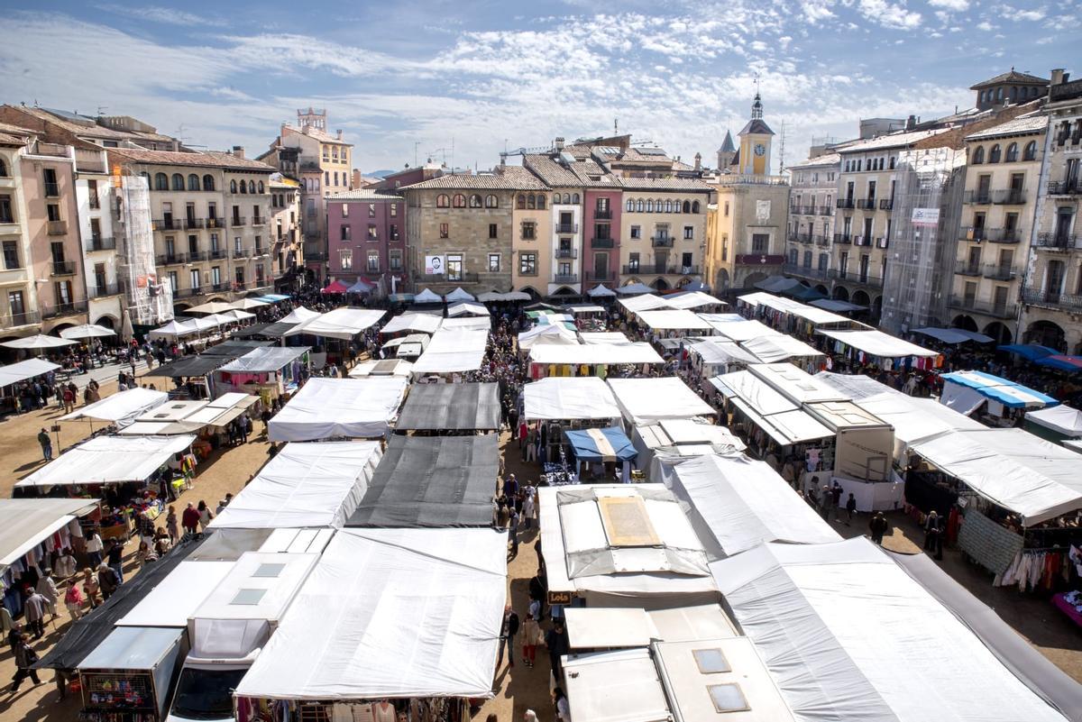 El mercat de la Plaça Major de Vic.