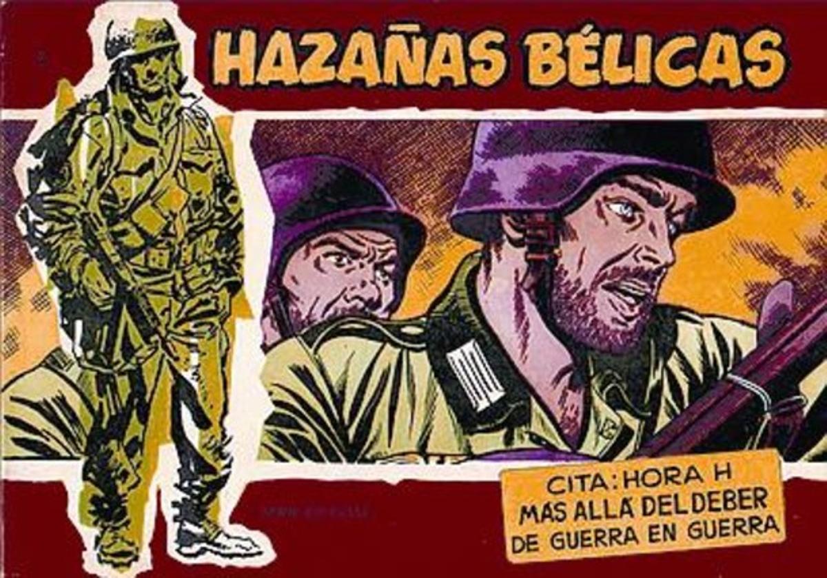 MARC HISTÒRIC 3 A dalt, l’arribada dels franquistes a Barcelona, el gener del 1939, obre el còmic sobre la División Azul. A sota, republicans al camp d’Argelers, el mateix any, a l’àlbum ’roig’.