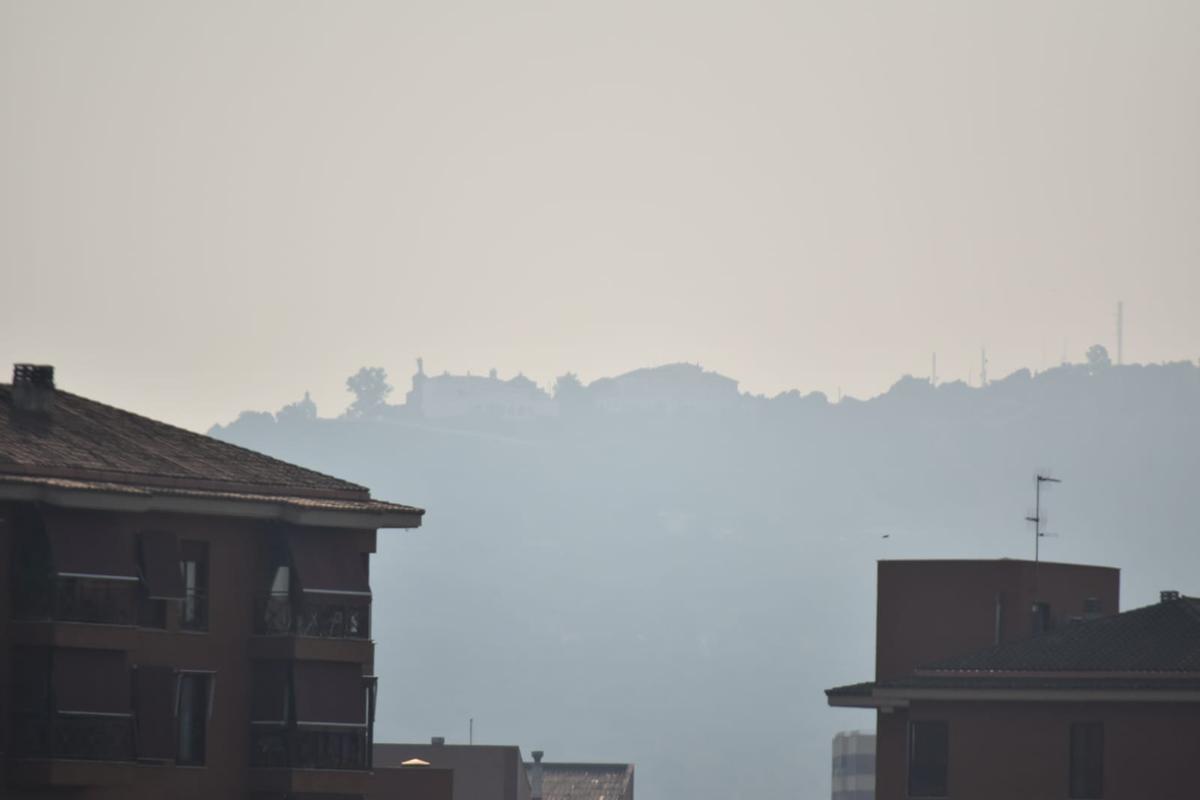 La silueta de la Montaña, vista desde el centro de la ciudad.