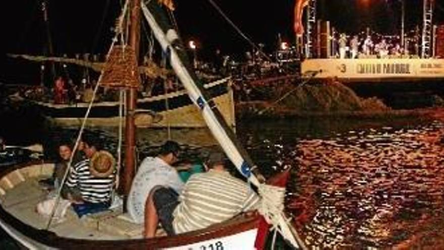 Imatge de la cantada d&#039;havaneres de Calella de l&#039;any passat.