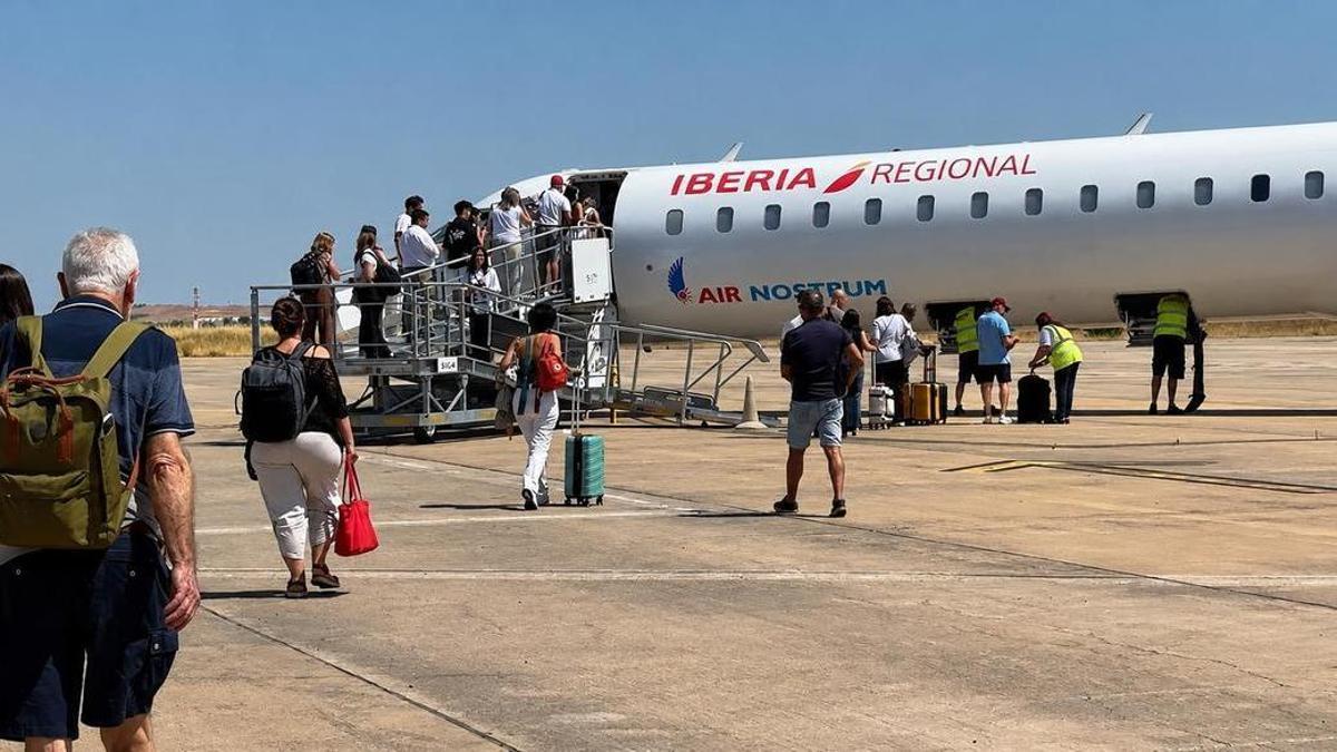 Pasajeros consolidan el mejor momento del Aeropuerto de Badajoz en casi dos décadas