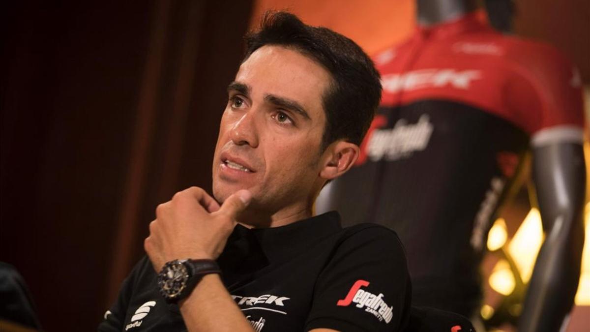 Alberto Contador se estrena con el Trek en Andalucía