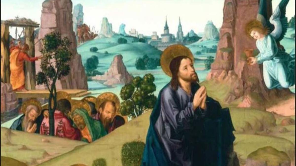 "Oración en el huerto" de Paolo de San Leocadio.