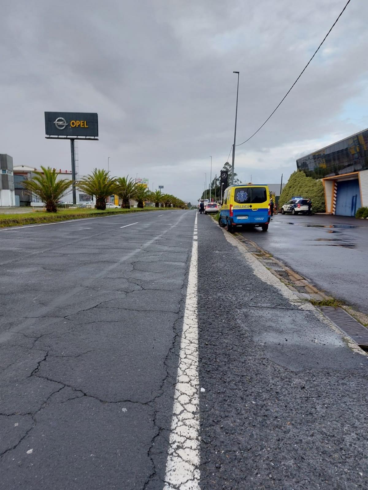 Muere un joven en un accidente en la Avenida do Cruceiro da Coruña