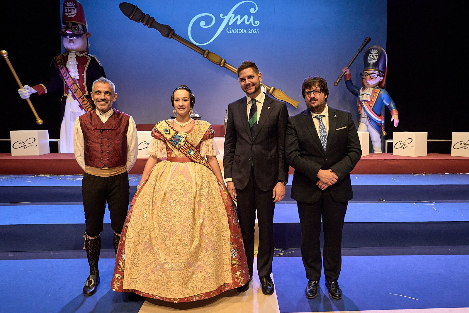 Presentación de las Falleras Mayores de Gandia