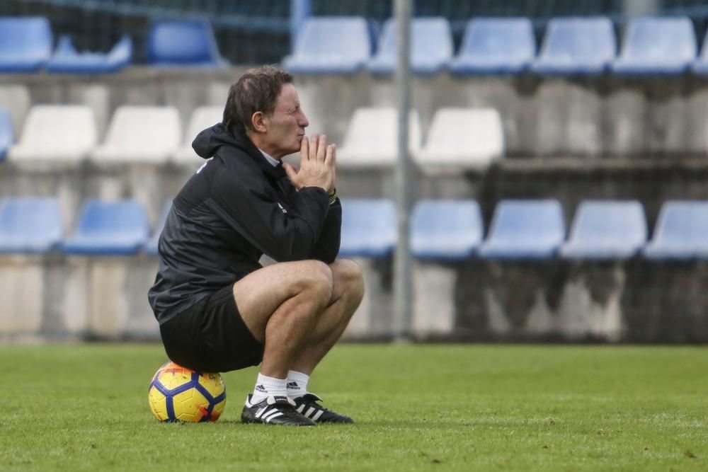 Entrenamiento del Oviedo previo al Lugo