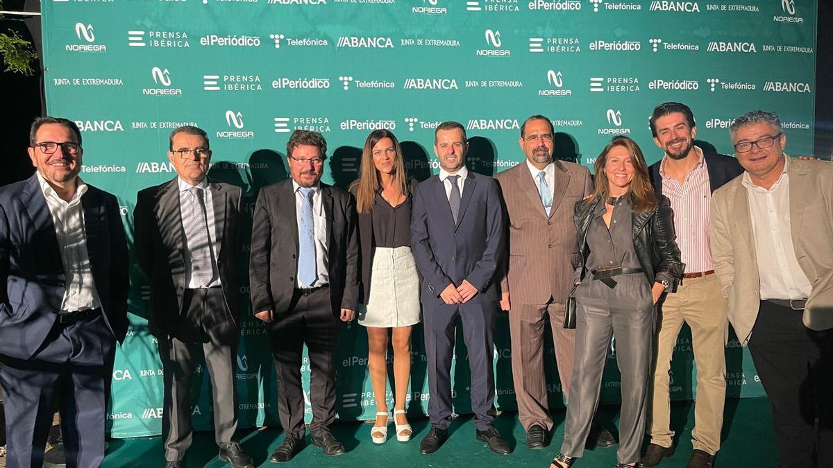 Directivos y representantes de Telefónica, patrocinadores de los Premios Empresario.