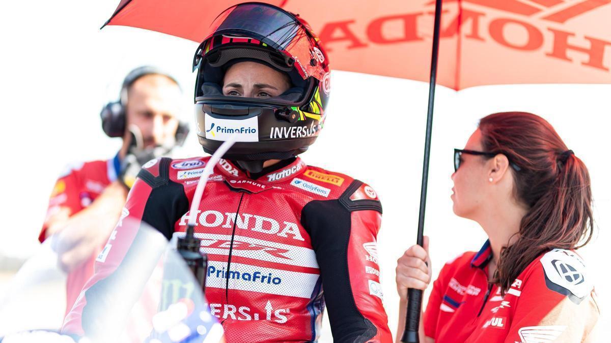 Ana Carrasco, piloto de motociclismo.