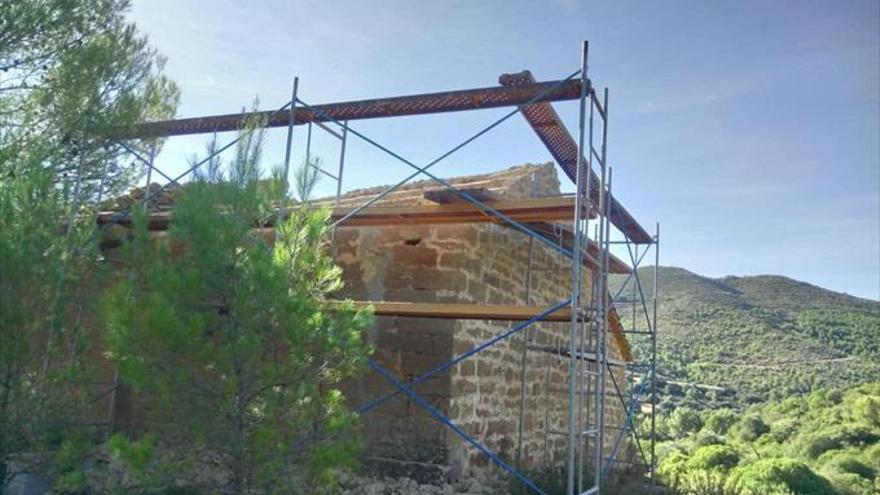 Concluye la primera fase de las obras en la ermita de San Pablo de Ayerbe