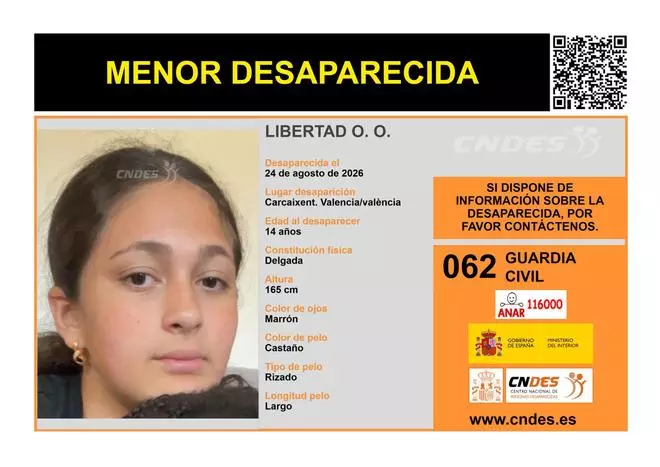La Guardia Civil localiza a una de las dos menores desaparecidas en Carcaixent