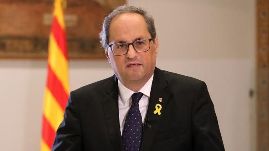 Torra: "Retiramos cualquier forma de apoyo al Gobierno español"