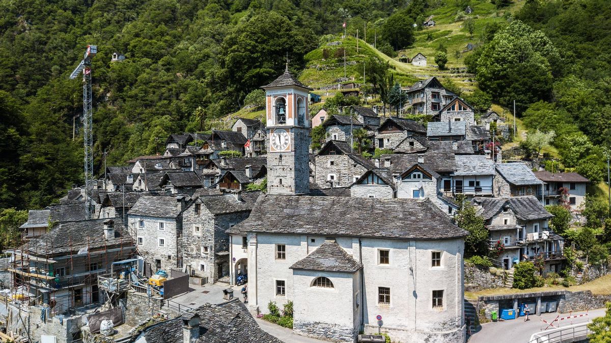 Este es uno de los pueblos más bonitos de Suiza con vistas a los Alpes