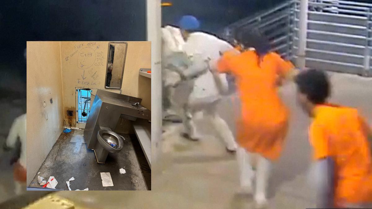 Fuga de película en una cárcel de Nueva Orleans: diez presos escapan por un agujero tras el inodoro