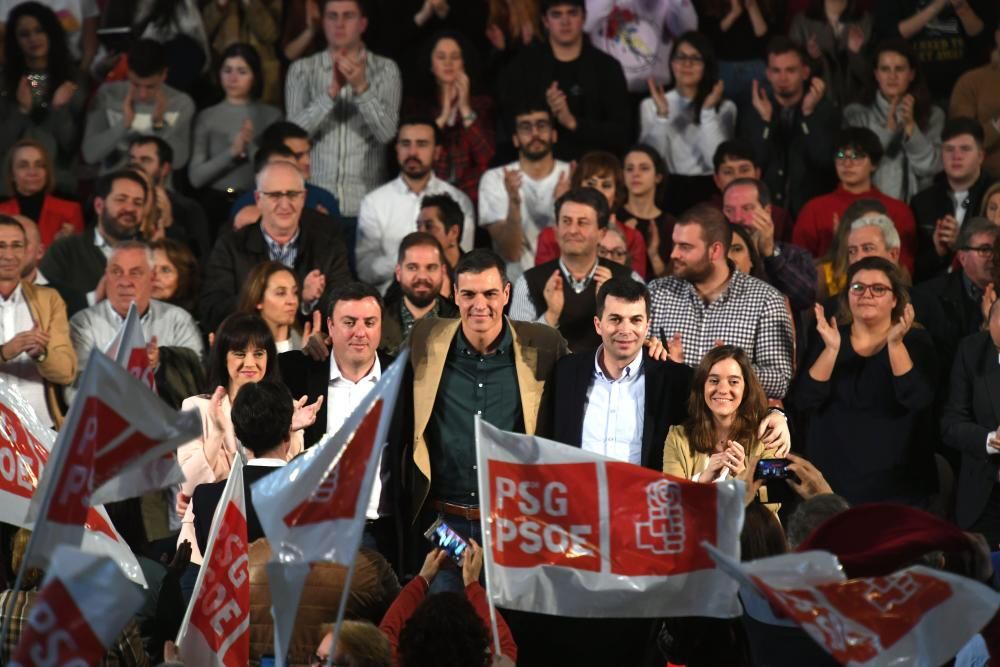 Mitin de Pedro Sánchez en A Coruña