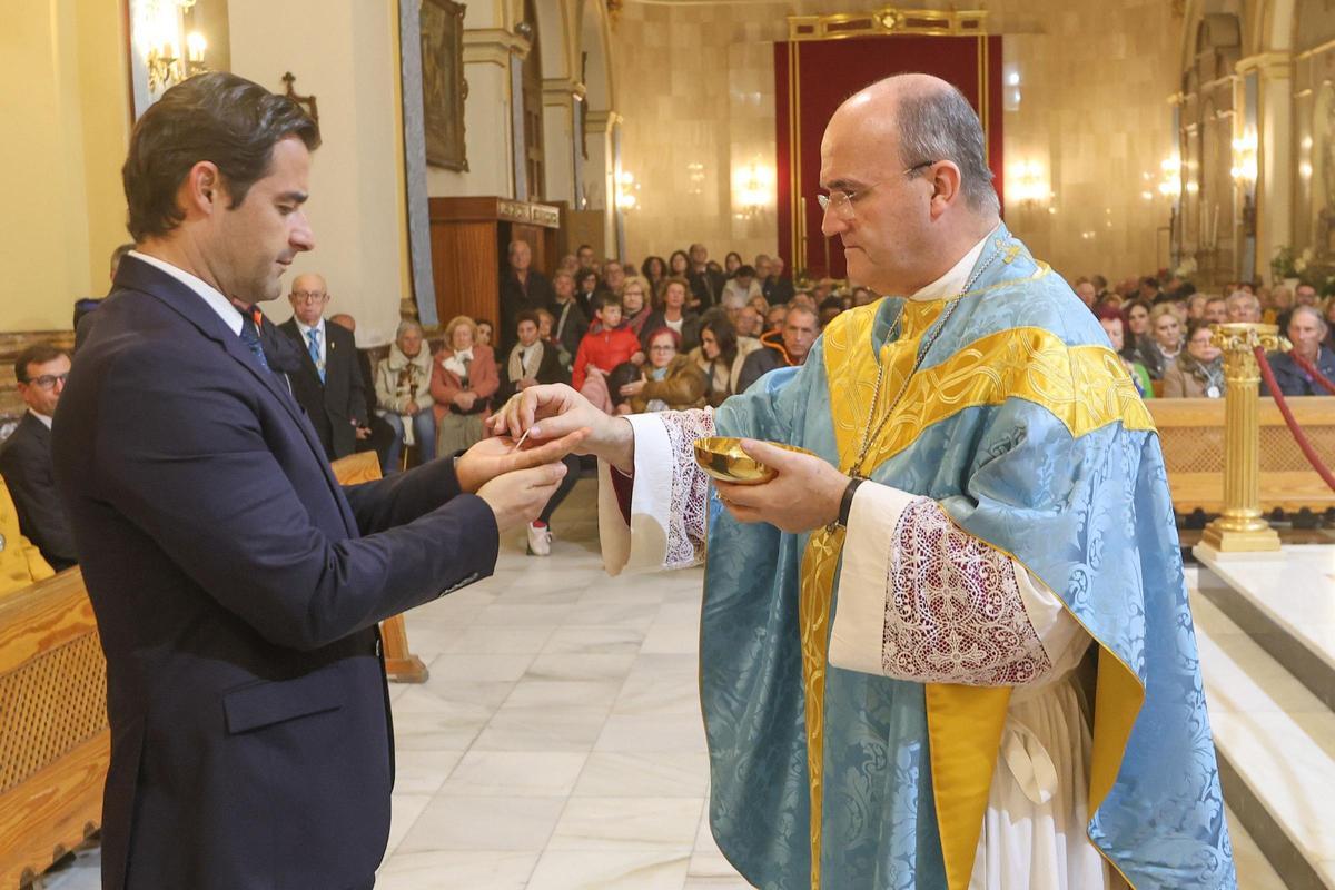 El obispo Munilla durante la misa de la festividad de La Inmaculada en Torrevieja