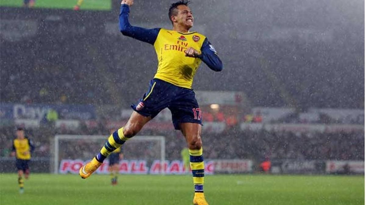 Alexis Sánches está cuajando una gran temporada en el Arsenal