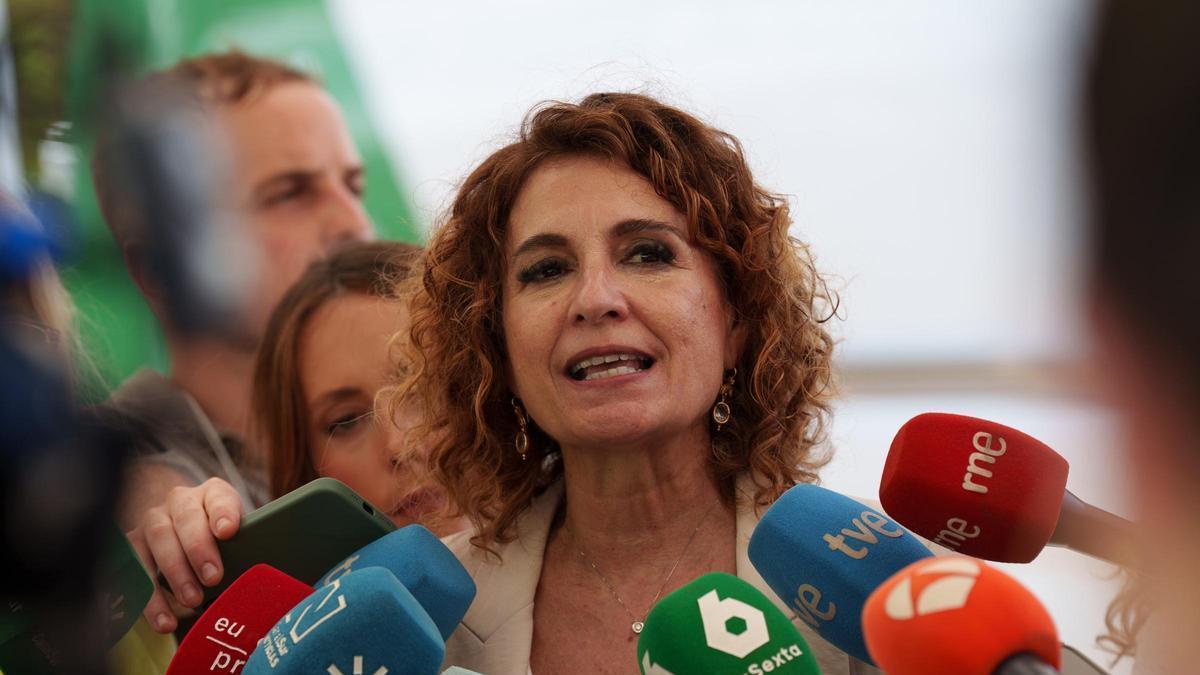 María Jesús Montero, este martes, en Málaga