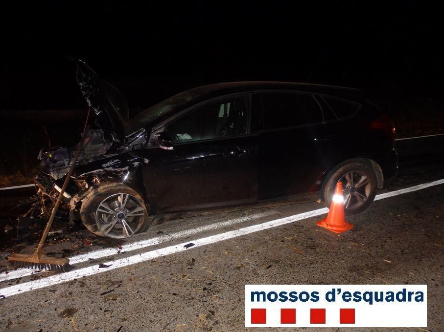 Detenen un conductor begut i drogat després d'un accident a Cervià