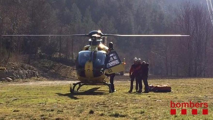 Rescaten un excursionista ferit a Queralbs
