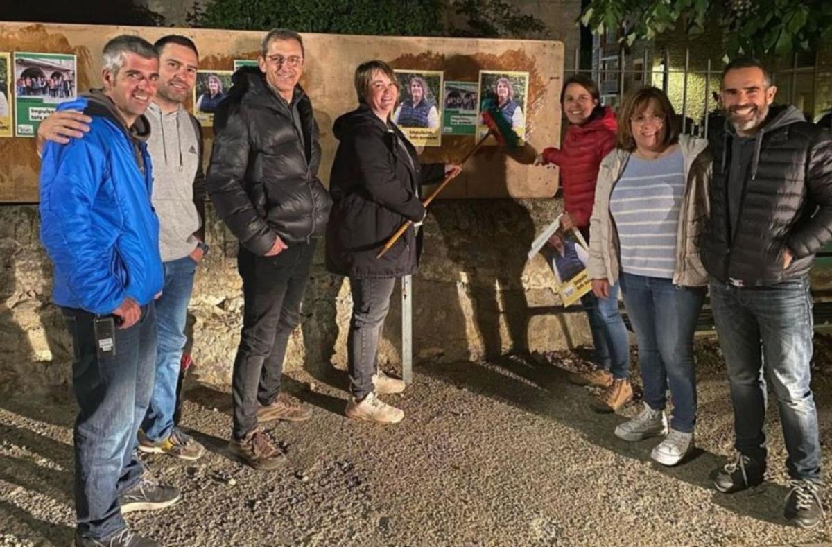 L’equip d’ERC de Bellver que governarà amb majoria