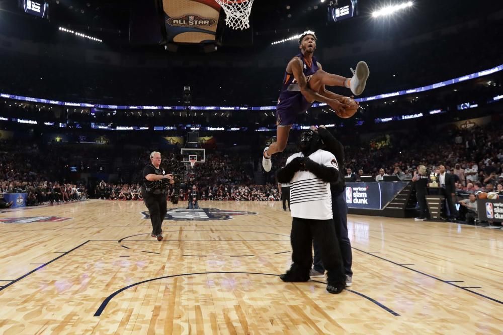 Las imágenes más espectaculares del concurso de mates del All Star de la NBA.