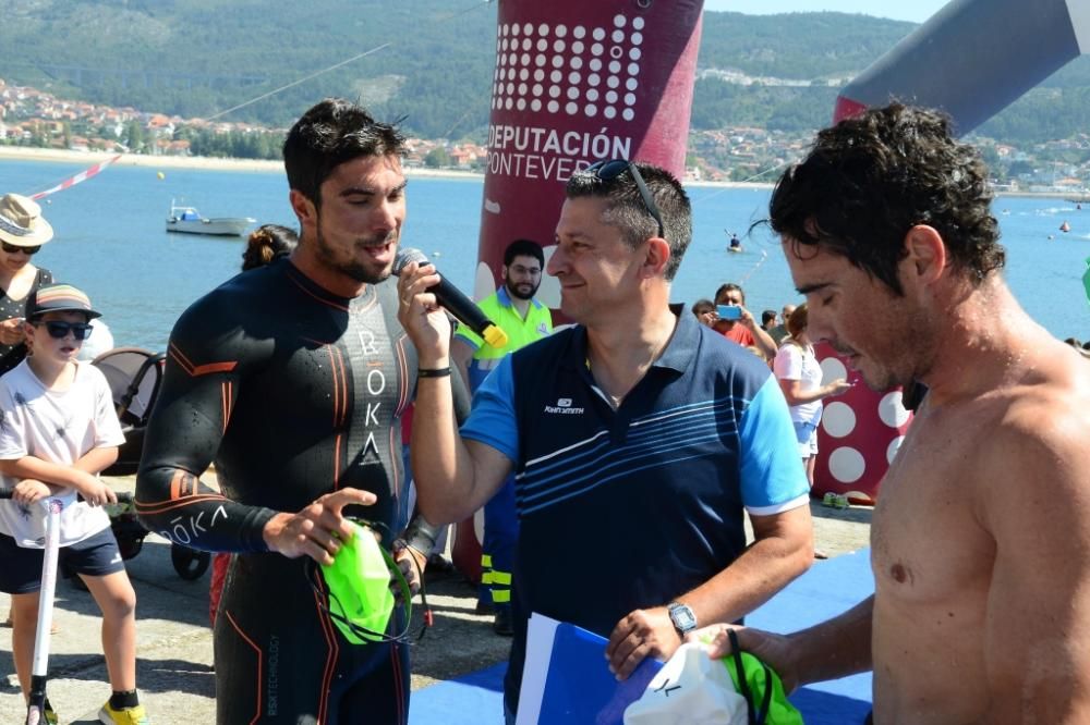 La Travesía a Nado de Moaña reúne a lo mejor del triatlón nacional