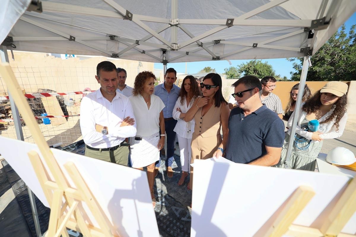 Galería: visita a las obras de la nueva escoleta de Sant Rafel