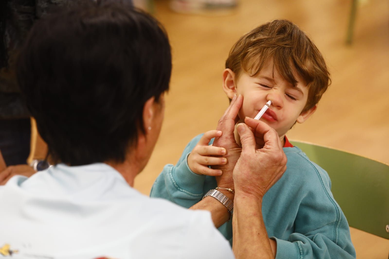 Así ha sido la jornada de vacunación de la gripe en los colegios