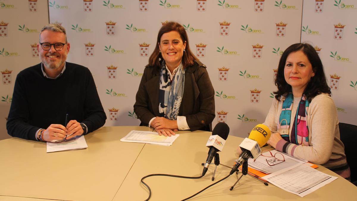 Javier Vacas, Cristina Piernagorda y María Serrano.