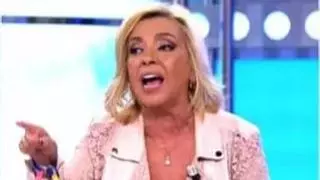 Carmen Borrego estalla contra un invitado en directo en Telecinco: "Te pongo una demanda que te cagas"