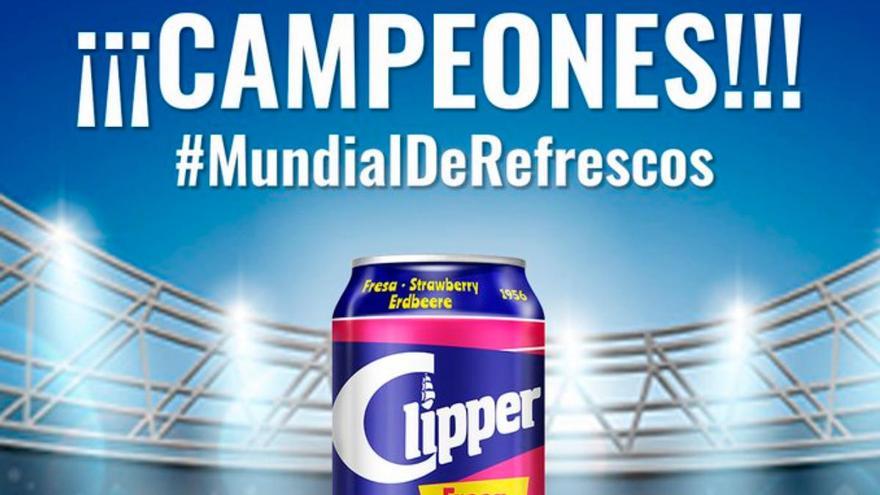 Los canarios consiguen que Clipper de Fresa gane el Mundial de Refrescos