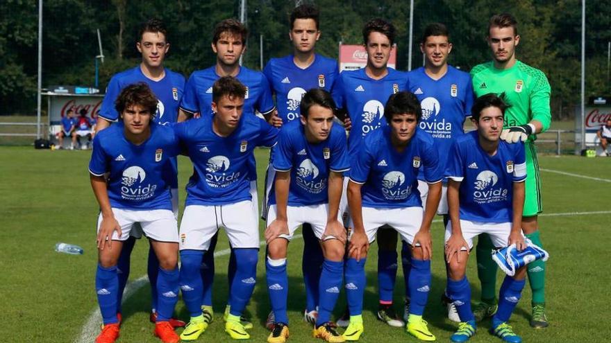 El equipo juvenil del Oviedo que compite en División de Honor.